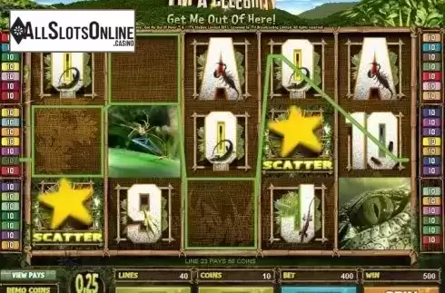Screen5. I'm a Celebrity... Original from Microgaming