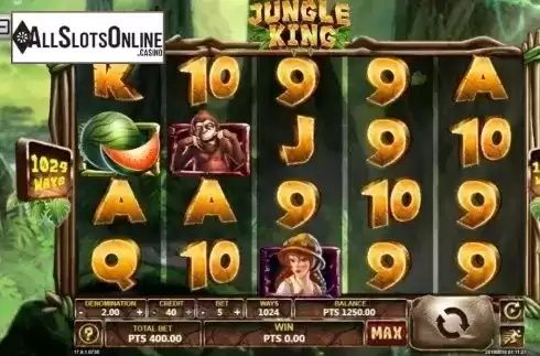 Reel screen. Jungle King (Spadegaming) from Spadegaming