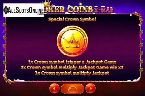 Special Crown symbol screen