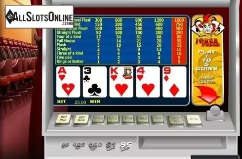 Game Screen. Joker Poker (Novomatic) from Novomatic