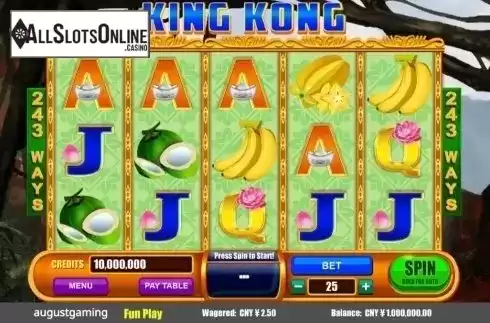 Reel Screen. King Kong (August Gaming) from August Gaming