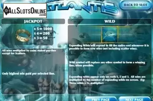 Screen3. Lost Secret of Atlantis from Rival Gaming