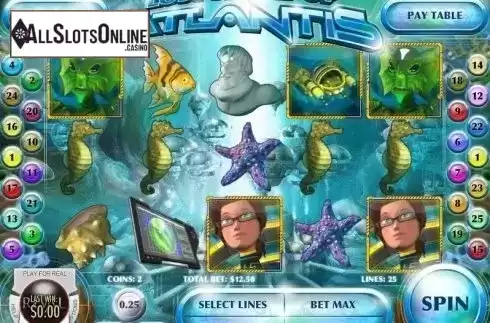 Screen5. Lost Secret of Atlantis from Rival Gaming