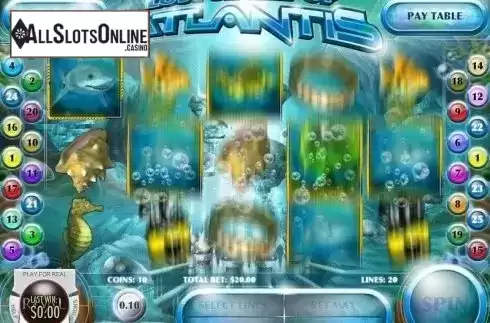 Screen6. Lost Secret of Atlantis from Rival Gaming