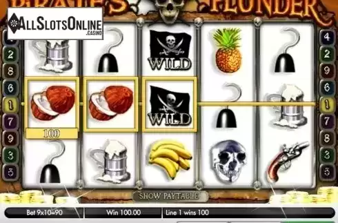 Win Screen . Pirate's Plunder (Gamesys) from Gamesys
