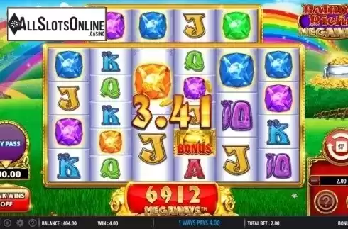 Win Screen 1. Rainbow Riches Megaways from Barcrest