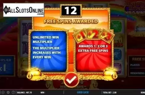 Free Spins 2. Rainbow Riches Megaways from Barcrest