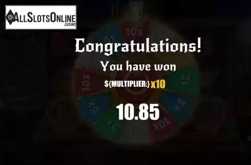 Bonus Wheel Win Screen 3
