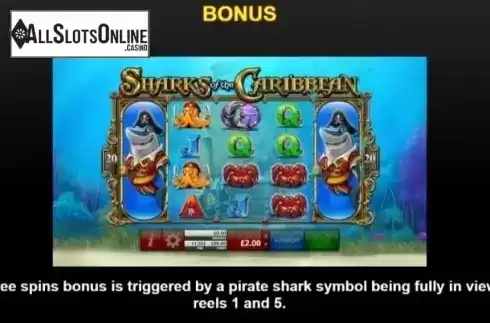 Paytable 1. Sharks of the Caribbean from Others