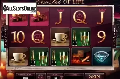 Screen6. The Finer Reels of Life from Microgaming
