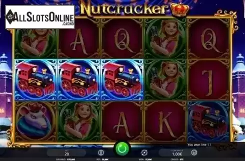 Win Screen. The Nutcracker (iSoftBet) from iSoftBet