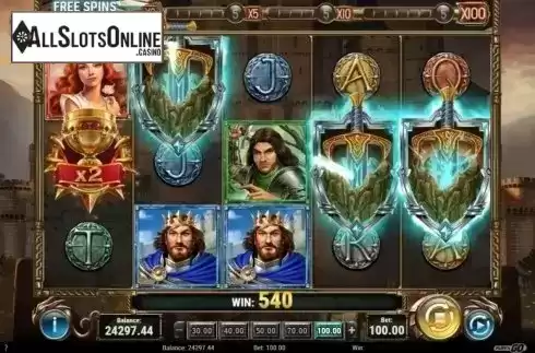 Free Spins 2. The Sword and The Grail from Play'n Go