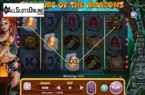 Game workflow 3. Treasure Of The Amazons from X Line
