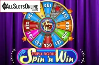 Screen1. Triple Bonus Spin 'n Win from Amaya