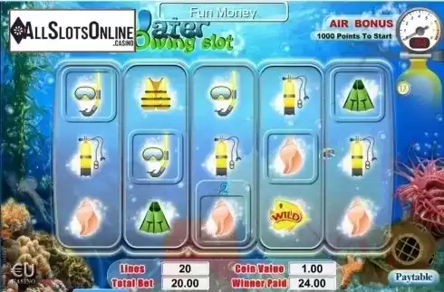 Screen8. Under Water Diving Slot from SkillOnNet