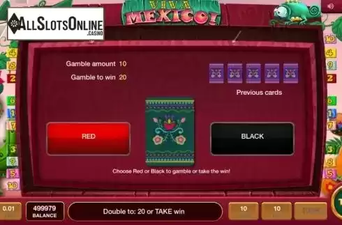Gamble screen. Viva Mexico (InBet Games) from InBet Games