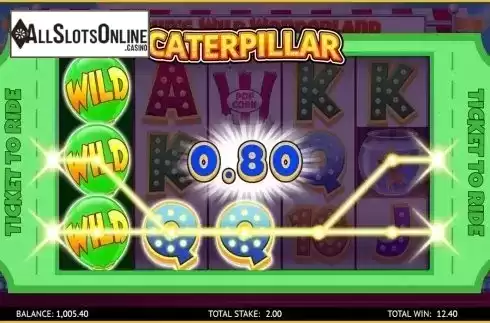 Caterpillar screen 3. Wilbur's Wild Wonderland from CORE Gaming