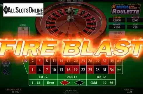 Fire Blast. Mega Fire Blaze Roulette from Playtech Origins