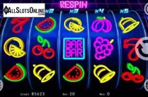 Respin. Neon Fruits (Kajot Games) from KAJOT