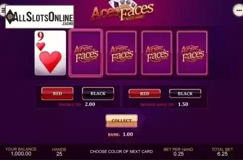 Game Screen 2. Aces and Faces Multihand (Playtech) from Playtech