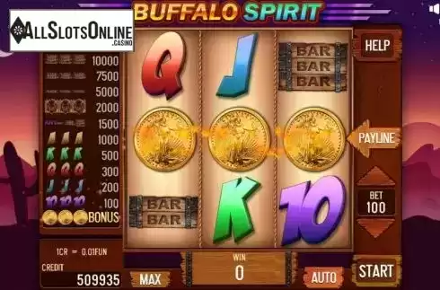 Win screen 2. Buffalo Spirit Pull Tabs from InBet Games