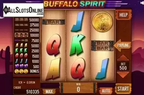 Reel Screen. Buffalo Spirit Pull Tabs from InBet Games