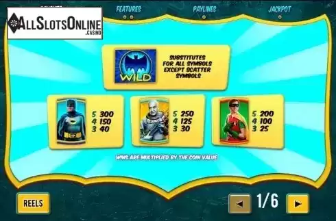 Screen2. Batman & Mr Freeze Fortune from Playtech