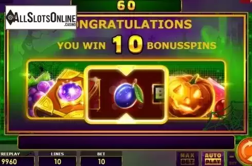 Free Spins 1. Book of Fruits Halloween from Amatic Industries