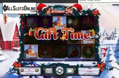 Bonus Game 1. Christmas Joy (Spinmatic) from Spinmatic
