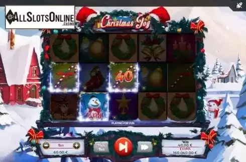 Win Screen 1. Christmas Joy (Spinmatic) from Spinmatic