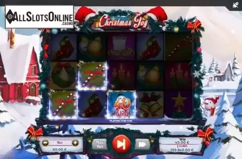 Win Screen 2. Christmas Joy (Spinmatic) from Spinmatic