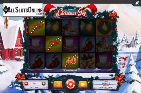 Win Screen 3. Christmas Joy (Spinmatic) from Spinmatic