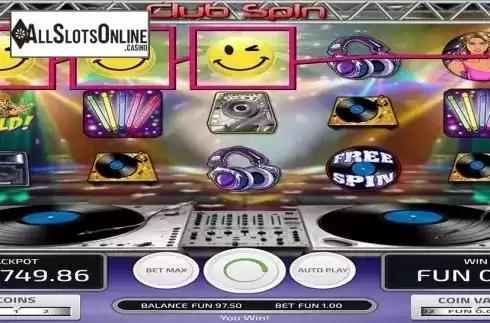 Win screen . Club Spin (Concept Gaming) from Concept Gaming
