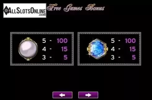 Paytable 5. Double Da Vinci Diamonds from High 5 Games