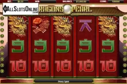 Reel Screen. Dragons Pearl (XIN Gaming) from XIN Gaming