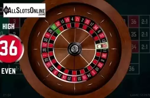 Game Screen 2. European Roulette (gamevy) from gamevy