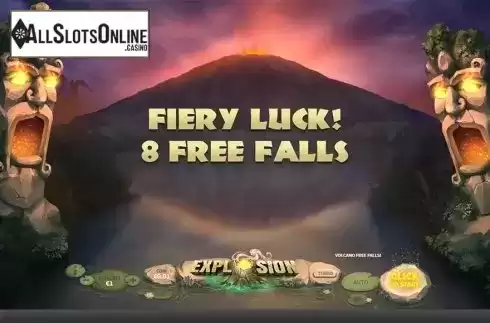 Free spins intro screen. Explosion (Skywind Group) from Skywind Group