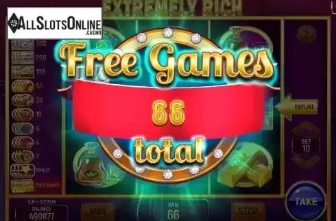 Win Free Game screen