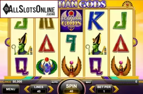 Reel Screen. Egyptian Gods (Spin Games) from Spin Games