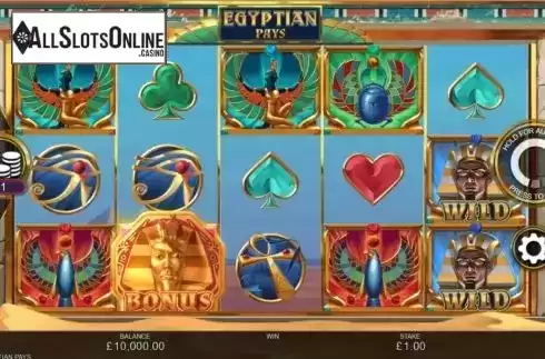 Reel Screen. Egyptian Pays from Inspired Gaming