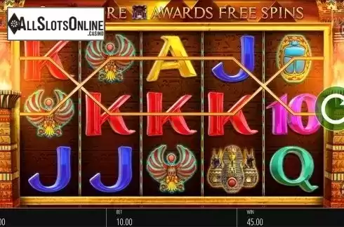 Win screen. Fortunes of Ra (Blueprint) from Blueprint