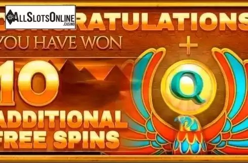 Free spins win screen. Fortunes of Ra (Blueprint) from Blueprint