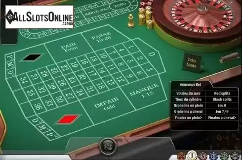 Game Screen 1. French Roulette (Play'n Go) from Play'n Go