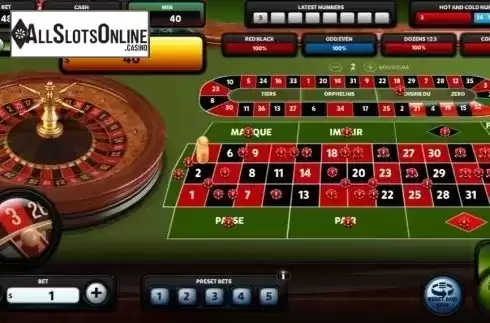 Game Screen 2. French Roulette (Red Rake) from Red Rake