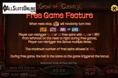 Free Spins. God of Cookery (CQ9Gaming) from CQ9Gaming