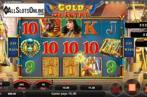 Win Screen 1. Gold of Egypt (SimplePlay) from SimplePlay