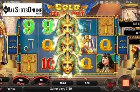Win Screen 3. Gold of Egypt (SimplePlay) from SimplePlay