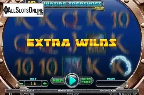 Extra wilds screen. Hunting Treasures Deluxe from Spinomenal