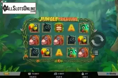 Main game. Jungle Treasure (MrSlotty) from MrSlotty
