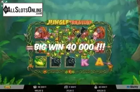 Big win. Jungle Treasure (MrSlotty) from MrSlotty